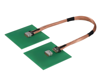 Low Profile 224G Near Chip Interconnect Solution