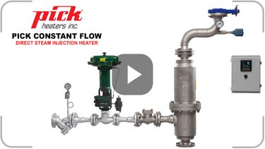 Constant Flow Steam Injection Heater