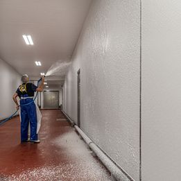 Hygienic CleanSheet walls and ceilings