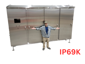 Hygienic Flanged Multi Door Enclosure