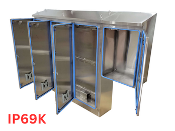 Hygienic Sequester Flanged Multi Door Enclosures