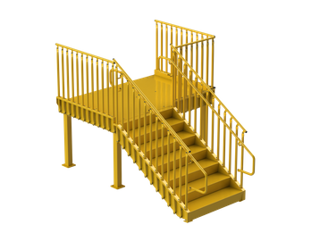 IBC and OSHA Compliant Loading Docks Stairs