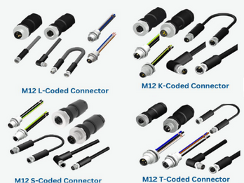 M12 Power Connectors S/T/K/L Coding