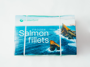 Frozen salmon fillet