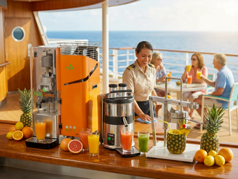 Fresh'n Squeeze 1800, Ceado ES700, and TikiCup Pineapple Corer