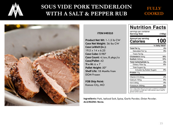Pork Tenderloin with a Salt & Pepper rub