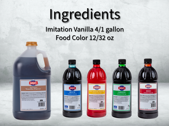 Hartley's Imitation Vanilla and Hartley's Food Color
