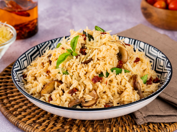 Hearts of palm rice, Risotto style