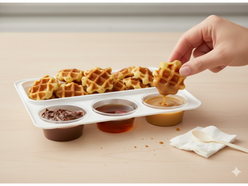 snack pack with the 3 dips