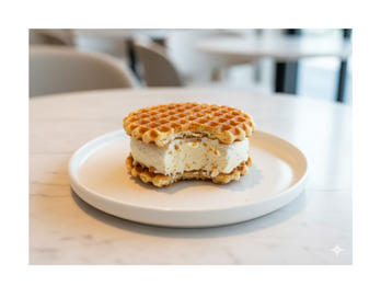 !ce Cream Sandwich Waffle