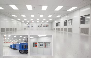 Plastic injection molding cleanrooms