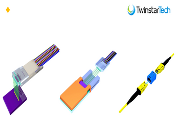 Fiber to PIC repluggable connectivity solution