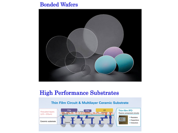Bonded Wafers and High Performance Substrates
