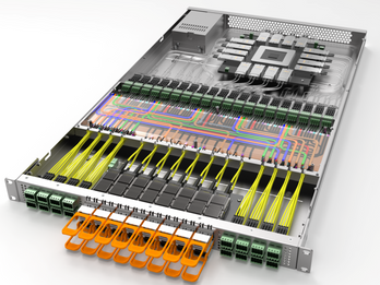Co-Packaged Optics and Fiber Shuffle