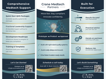 Crane Medtech Partners - QMS Packages, Fractional Support