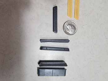 Small Silicone and Plastic Connector Components