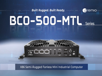 Semi-Rugged Fanless Mini Computer with Intel® Core™ Ultra Process