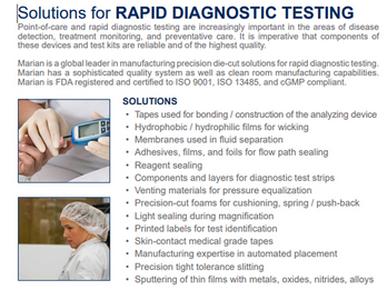 Custom Converted Solutions for Rapid Diagnostics - Brochure