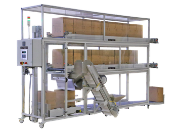 Under and Over Automatic Box Fill Systems by Weight or Count