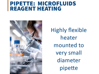Minco heaters for use in medical diagnostics equipment.