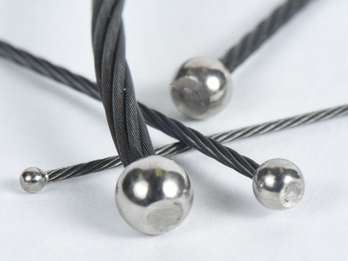 Various size Tungsten cable and Ball Crimps