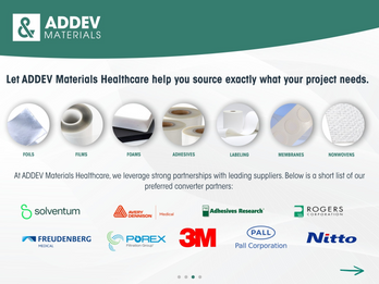 ADDEV Materials Healthcare Material Sourcing