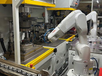 Robotic Hydraulic Press Cell with Laser Profiling and Testing