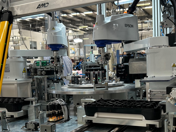 Robotic Sensor Assembly Cell with Laser Marking and Traceability