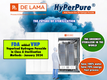 De Lama HyPerPure® Low temperature V H202 Sterilizer