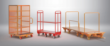 Order Picker Carts, U Boat Carts, and Mother Daughter Carts