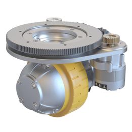 DRIVE WHEEL WITH SLEWING BEARING