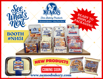 New Brownie, Cookie and Sharable Cake + Display Ready Packaging