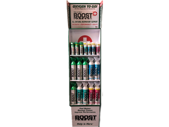 Boost Oxygen Floor Display