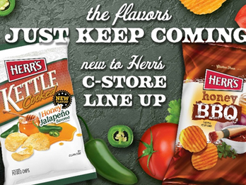 Herr's Honey Jalapeño Kettle Chips and Honey BBQ Chips apeno