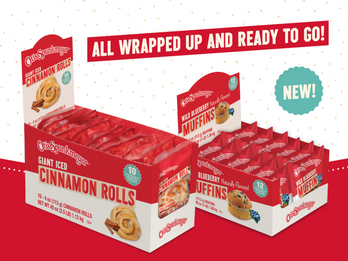 NEW! Wild Blueberry Muffins and Cinnamon Roll Caddy Packs!