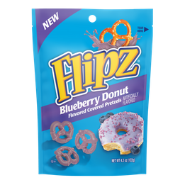 Flipz Blueberry Donut Flavored Covered Pretzels
