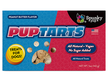 Spunky Pups Pup Tarts Dog Treats, Crunchy Biscuits, Peanut Butter