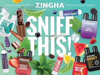 Z!NGHA Double Nasal All-Natural Aromatherapy Inhaler
