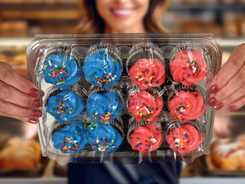 No-Tip® Cupcake Containers