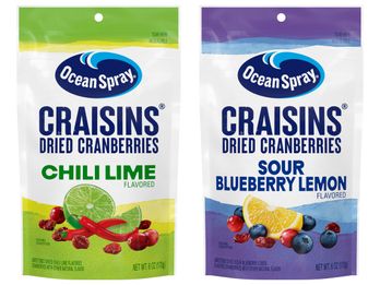 OCEAN SPRAY CRAISINS® SOUR BLUEBERRY LEMON / CHILI LIME CRAISINS