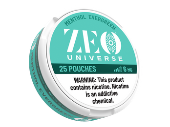 ZEO Universe Menthol Evergreen Nicotine Pouches 6mg