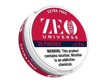 ZEO Universe Extra Free Nicotine Pouches 3mg