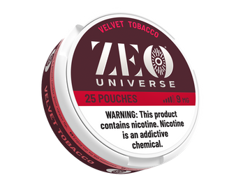 ZEO Universe Velvet Tobacco Nicotine Pouches 9mg