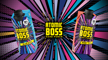 Atomic Boss Hard Punch NEW FLAVORS: Blue Rizz and POG!
