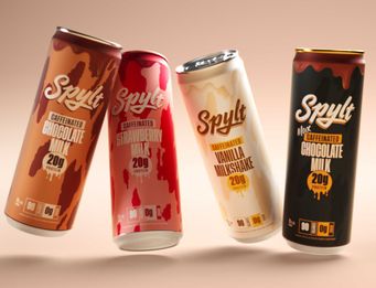 SPYLT milk - 20g of protein, caffeine, 0 sugar, lactose free.