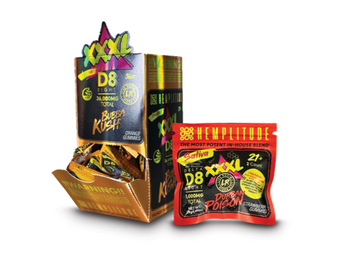 🟩 Hemplitude XXXL 500mg 2-Pack Gummies