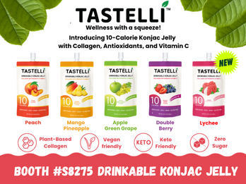 Tastelli 10-cal Drinkable Konjac Jelly with collagen & vitamins