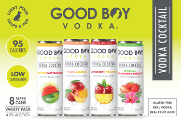 Good Boy Vodka Cocktails 8pk
