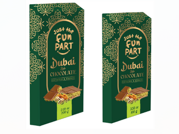 Just The Fun Part Dubai Style Chocolate Bars