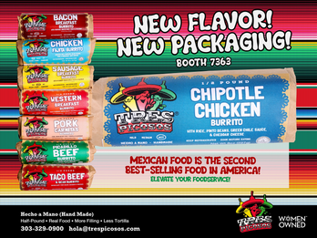New Burrito Flavor & Colorful Packaging for the cooler/warmer